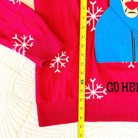 Alex Stevens Mean Girls Damian 100% Cotton Ugly Christmas Sweater Size XL - Picture 12 of 14